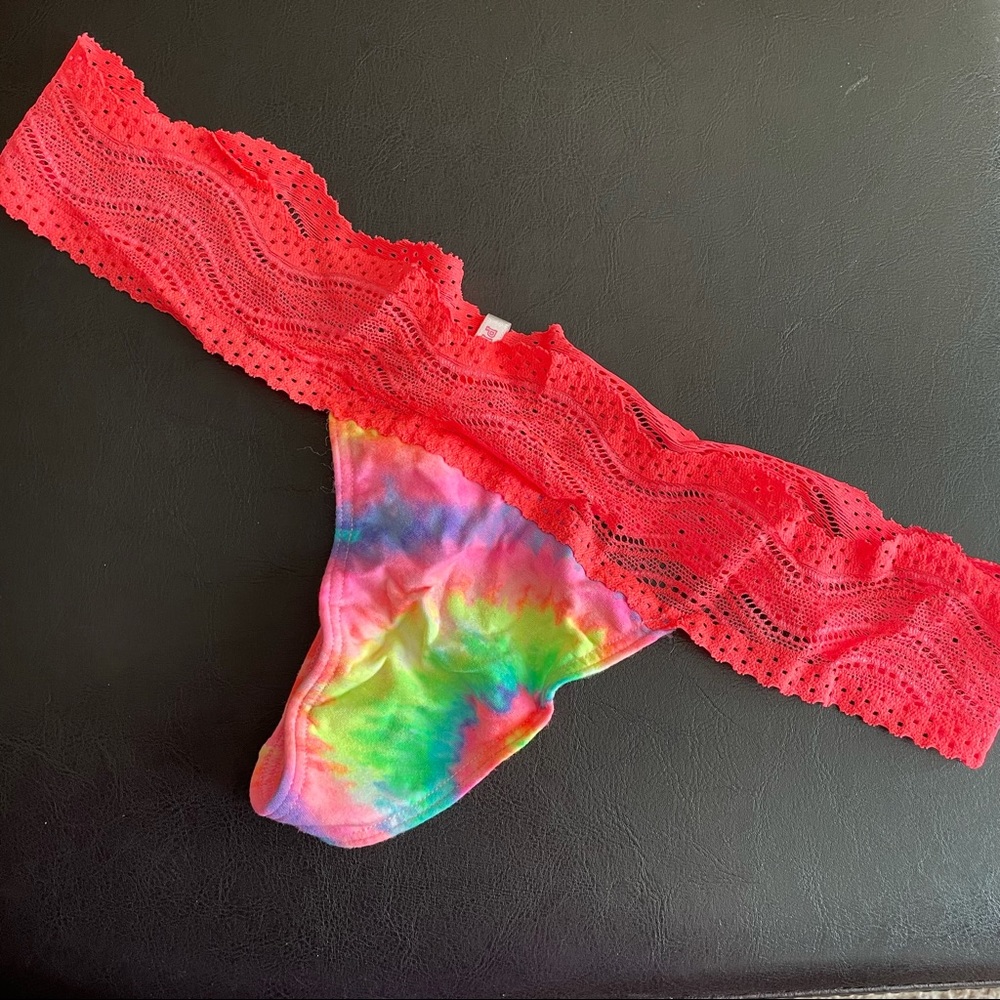 NWT PINK Extra Low Rise Thong